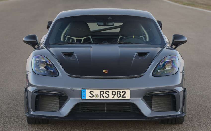 Porsche 718 Cayman GT4 RS revealed with 911 GT3’s 4.0L NA flat-six – 500 PS, 450 Nm; 0-100 km/h in 3.4s 1377418