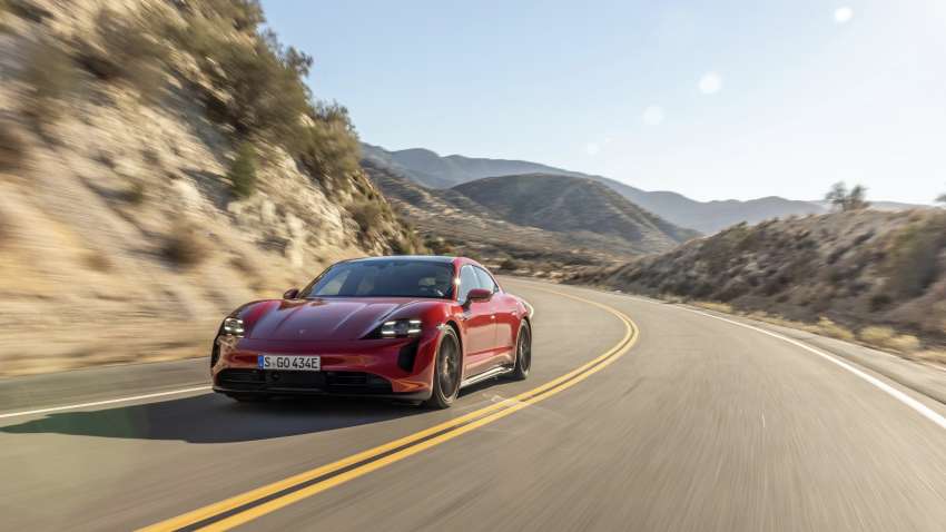 Porsche Taycan GTS debuts in Los Angeles – now with Sport Turismo wagon body; up to 504 km range WLTP 1377623