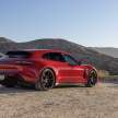 Porsche Taycan GTS debuts in Los Angeles – now with Sport Turismo wagon body; up to 504 km range WLTP