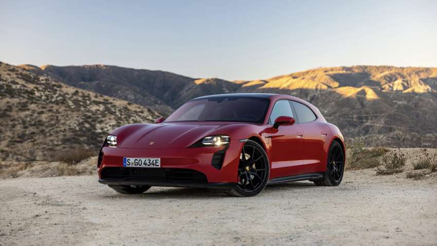 Porsche Taycan GTS debuts in Los Angeles – now with Sport Turismo wagon body; up to 504 km range WLTP 1377629