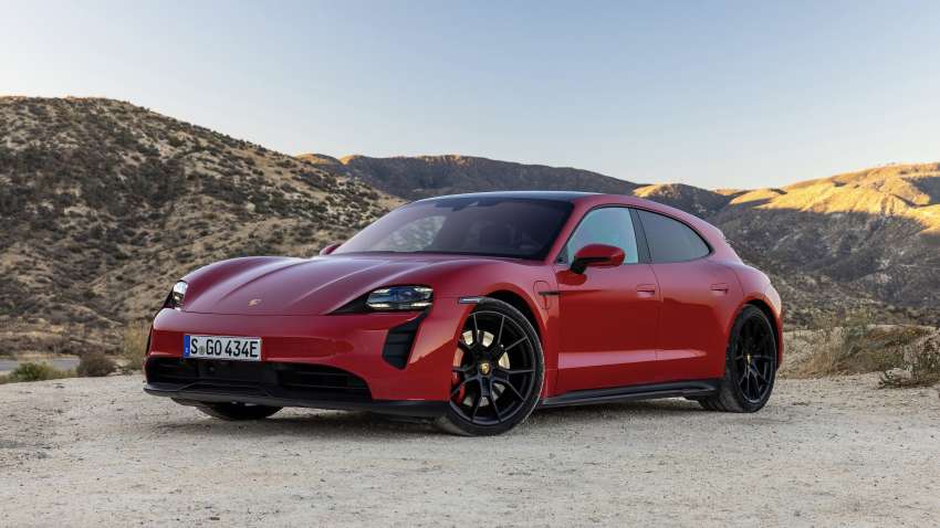 Porsche Taycan GTS debuts in Los Angeles – now with Sport Turismo wagon body; up to 504 km range WLTP 1377630