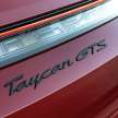 Porsche Taycan GTS debuts in Los Angeles – now with Sport Turismo wagon body; up to 504 km range WLTP