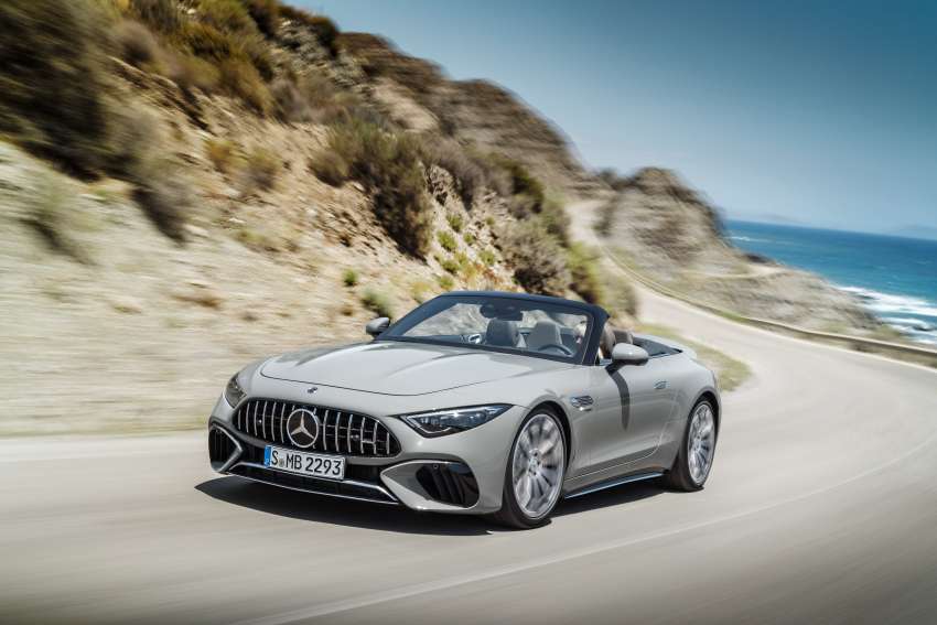 2022 Mercedes-AMG SL revealed – R232 developed by Affalterbach, 476 PS SL55, 585 PS SL63, PHEV later Image #1369155