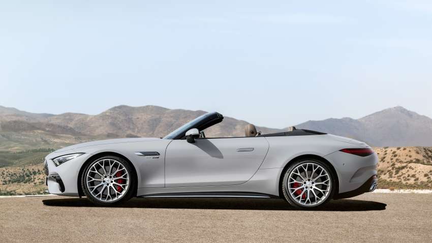 2022 Mercedes-AMG SL revealed – R232 developed by Affalterbach, 476 PS SL55, 585 PS SL63, PHEV later Image #1369173