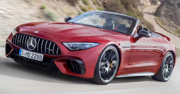 2022 Mercedes-AMG SL revealed – R232 developed by Affalterbach, 476 PS SL55, 585 PS SL63, PHEV later