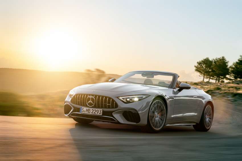 2022 Mercedes-AMG SL revealed – R232 developed by Affalterbach, 476 PS SL55, 585 PS SL63, PHEV later Image #1369147