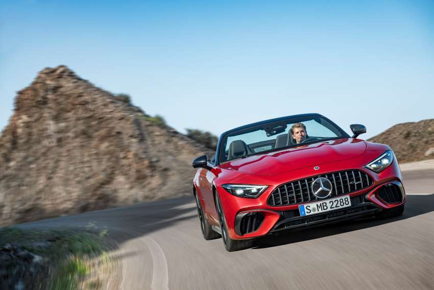 2022 Mercedes-AMG SL revealed – R232 developed by Affalterbach, 476 PS SL55, 585 PS SL63, PHEV later Image #1369198