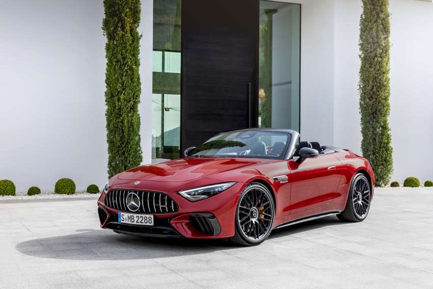 2022 Mercedes-AMG SL revealed – R232 developed by Affalterbach, 476 PS SL55, 585 PS SL63, PHEV later Image #1369203