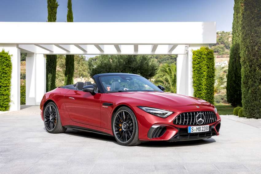 2022 Mercedes-AMG SL revealed – R232 developed by Affalterbach, 476 PS SL55, 585 PS SL63, PHEV later Image #1369207