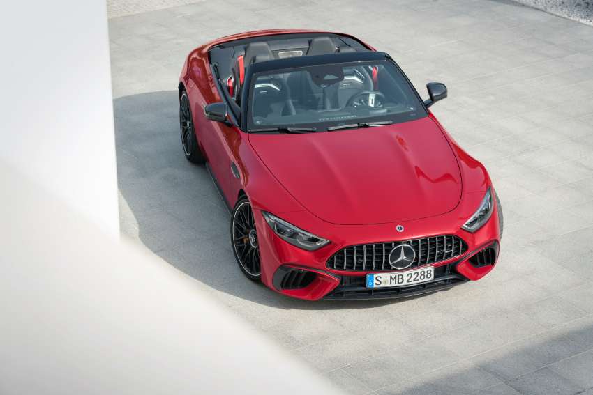 2022 Mercedes-AMG SL revealed – R232 developed by Affalterbach, 476 PS SL55, 585 PS SL63, PHEV later Image #1369211
