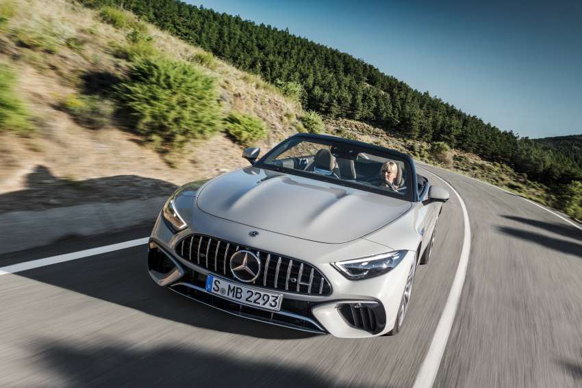 Mercedes-AMG SL R232 2022 diperkenal – sedia kuasa sehingga 585 PS dan 800 Nm tork, PHEV kemudian 1369424