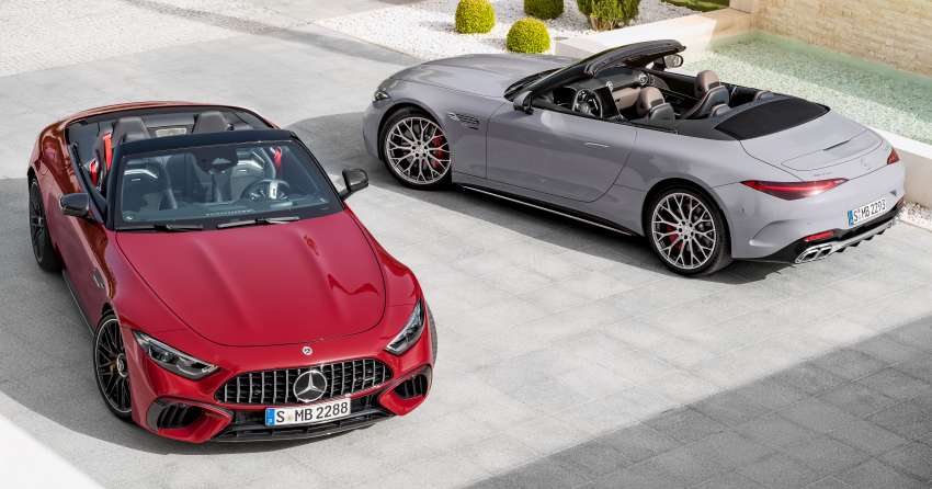 2022 Mercedes-AMG SL revealed – R232 developed by Affalterbach, 476 PS SL55, 585 PS SL63, PHEV later Image #1369227