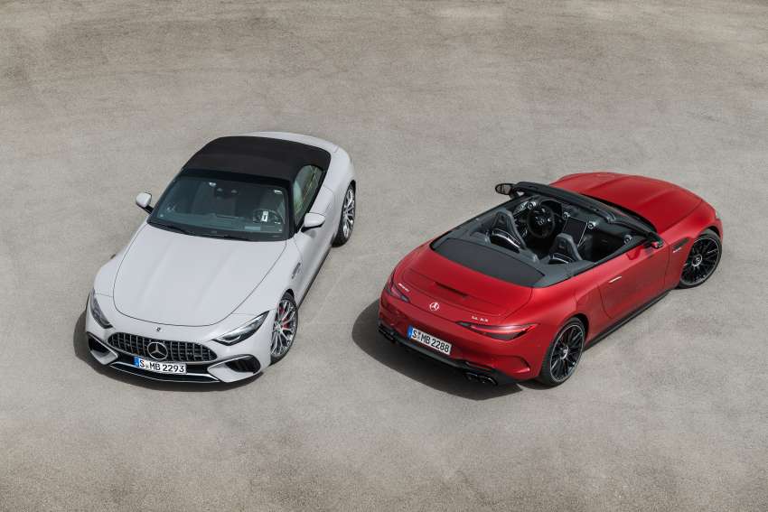 2022 Mercedes-AMG SL revealed – R232 developed by Affalterbach, 476 PS SL55, 585 PS SL63, PHEV later Image #1369228