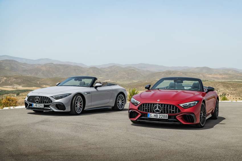 2022 Mercedes-AMG SL revealed – R232 developed by Affalterbach, 476 PS SL55, 585 PS SL63, PHEV later Image #1369230