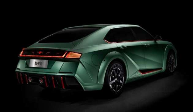 Saloon Mega Dragon – kereta sport elektrik 4-pintu dari Great Wall Motors, 550 hp/750 Nm, 0-100 km/j 3.7s!