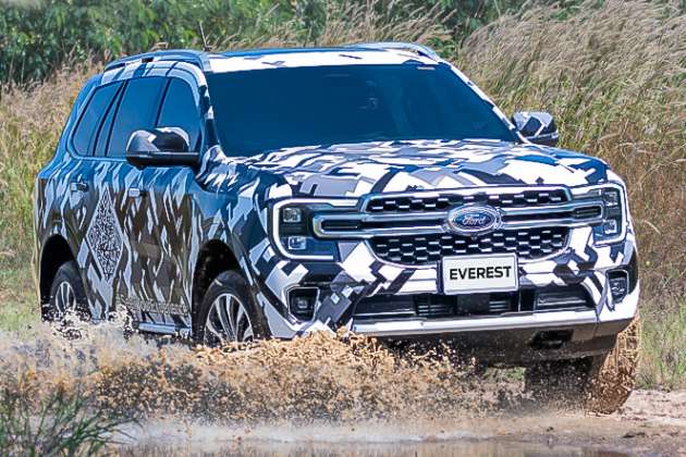 2022 Ford Everest teased – SUV based on new Ranger