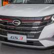 Malaysia-spec GAC GS3 is the company’s first ever right-hand drive car – 130 changes, CKD in pipeline