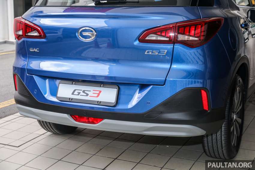 GAC GS3 di Malaysia – 1.5L NA 114 PS/150 Nm, harga RM89k-97k; SUV saingan Perodua Ativa, Proton X50 1398264