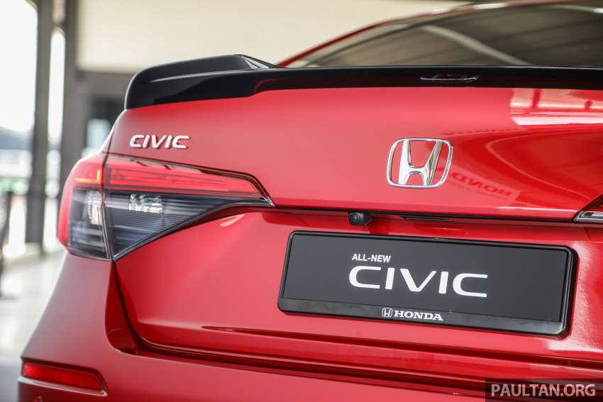 Honda Civic 2022 serba baru dibuka untuk tempahan 1391425