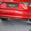 Honda Civic 2022 serba baru dibuka untuk tempahan