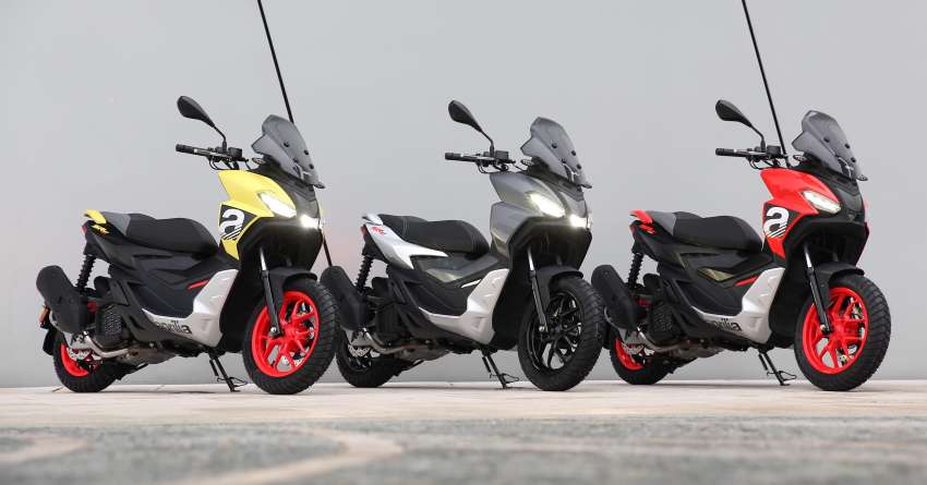 EICMA 2021: Aprilia SR GT – Urban adventure scooters in 125 cc, 200 cc versions; connectivity for calls, music 1386369