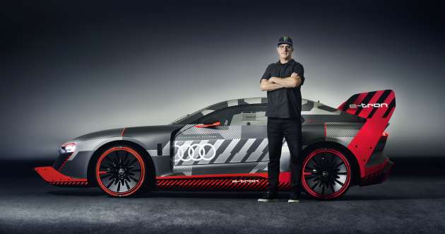 Audi S1 e-tron quattro Hoonitron debuts – one-off EV for Ken Block, to be used in new Electrikhana video