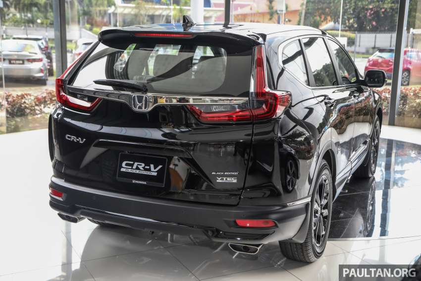 GALERI: Honda CR-V Black Edition di Malaysia – 1.5L TC-P 2WD dengan tema-hitam, berharga RM162k 1393772