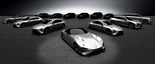 Lexus Electrified Sedan – more images of four-door EV