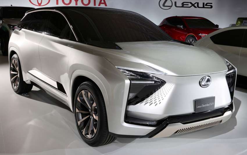 Lexus RZ electric SUV revealed in first official photos, teasers – three more EVs shown, including sports car 1391843