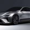Lexus RZ SUV elektrik ditunjuk buat pertama kali — tiga lagi model EV, termasuk sebuah kereta sport