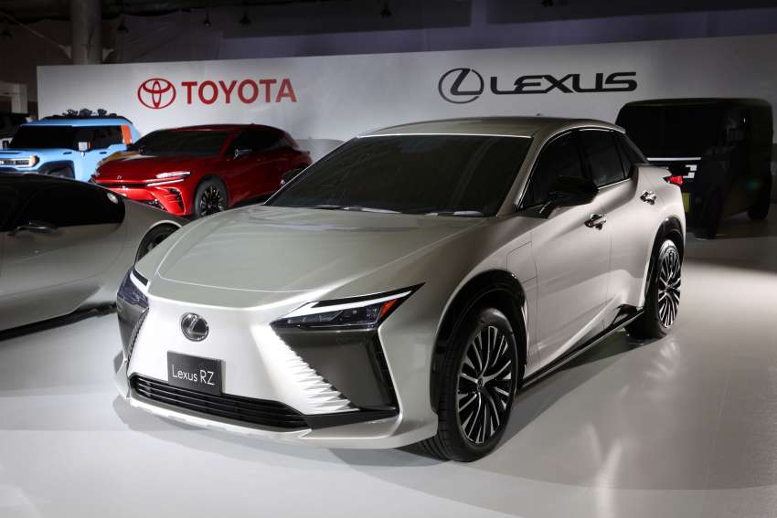 Lexus RZ electric SUV revealed in first official photos, teasers – three more EVs shown, including sports car 1391829