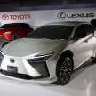Lexus RZ SUV elektrik ditunjuk buat pertama kali — tiga lagi model EV, termasuk sebuah kereta sport