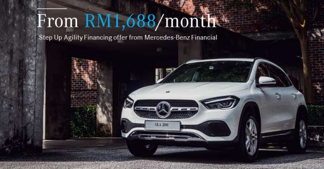 AD: Own a Mercedes-Benz A-Class Sedan, GLA from just RM1,488 per month with Step Up Agility Financing