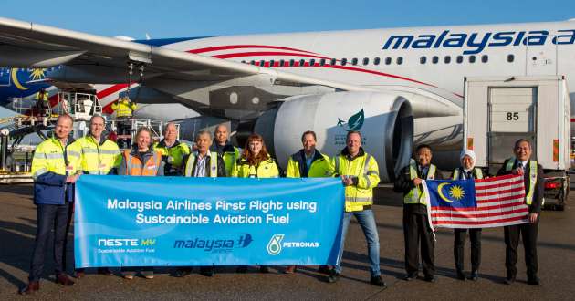Petronas and Malaysia Airlines team up to complete first historic flight using sustainable aviation fuel
