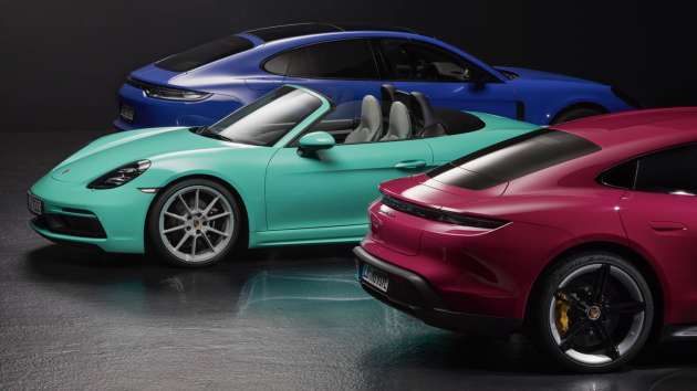 Porsche Paint to Sample – hundreds of new, classic & custom paint colours now available; 3-month lead time