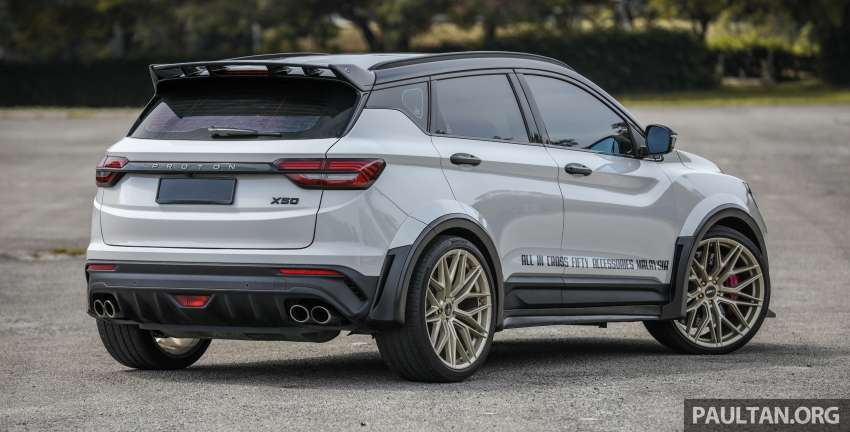 Viral Bumblebee Proton X50 goes grey – wide bodykit, 21-inch wheels, 203 horses and 330 Nm at the wheels! 1390591