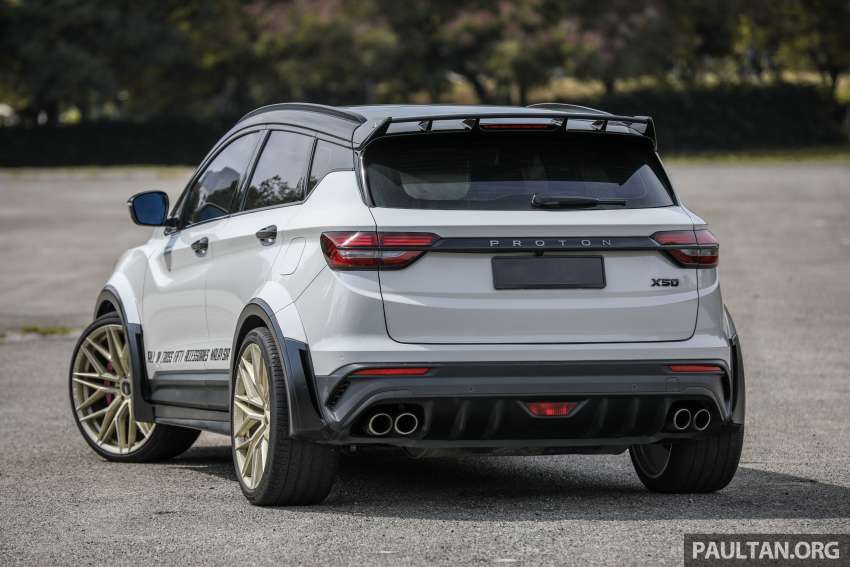 Viral Bumblebee Proton X50 goes grey – wide bodykit, 21-inch wheels, 203 horses and 330 Nm at the wheels! 1390593