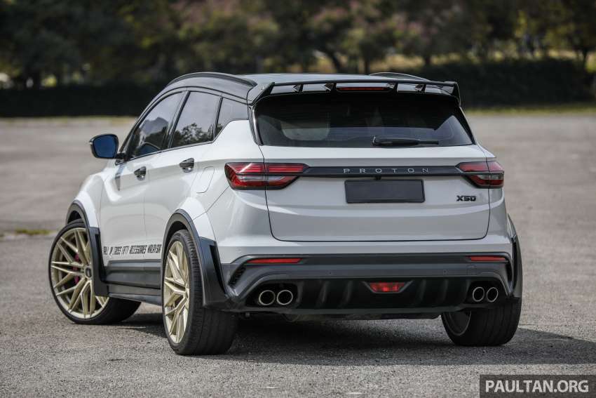 Proton X50 dengan kit badan lebar – 203 hp/330 Nm, rim 21-inci, transformasi dari Bumblebee dan Militank 1390799