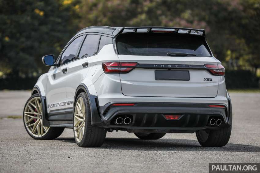 Viral Bumblebee Proton X50 goes grey – wide bodykit, 21-inch wheels, 203 horses and 330 Nm at the wheels! 1390594