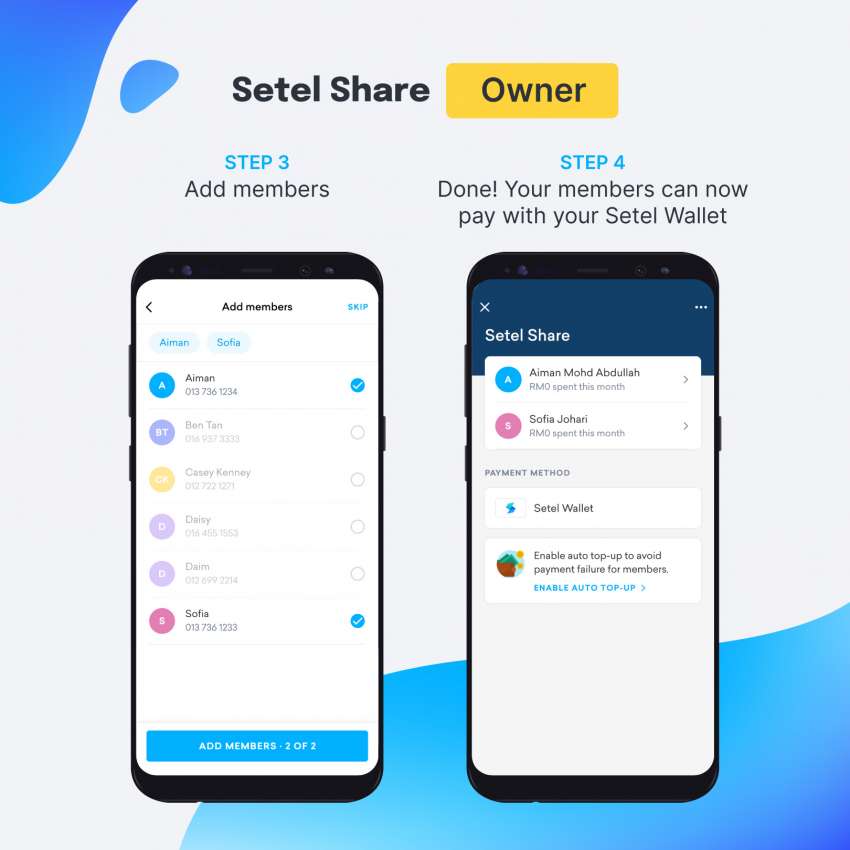 Setel Share launched in Malaysia – share your e-wallet with your loved ones, earn Mesra points together 1388472