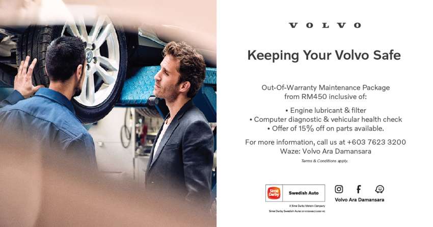 AD: Care for your out-of-warranty Volvo at Swedish Auto – maintenance packages starting from RM450 1398754