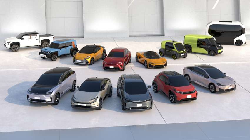 Toyota unveils 16 EVs to accelerate carbon neutrality – RM298 billion investment, 3.5 million EV sales by 2030 1391597