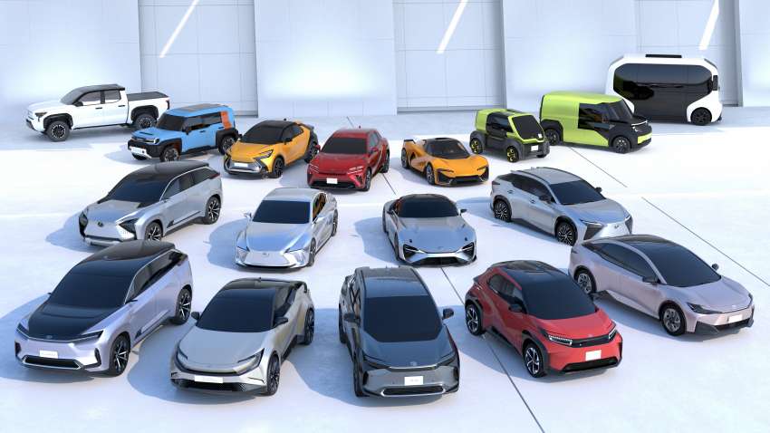 Toyota unveils 16 EVs to accelerate carbon neutrality – RM298 billion investment, 3.5 million EV sales by 2030 1391599
