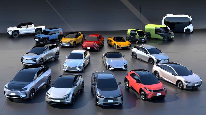 Toyota unveils 16 EVs to accelerate carbon neutrality – RM298 billion investment, 3.5 million EV sales by 2030 1391600