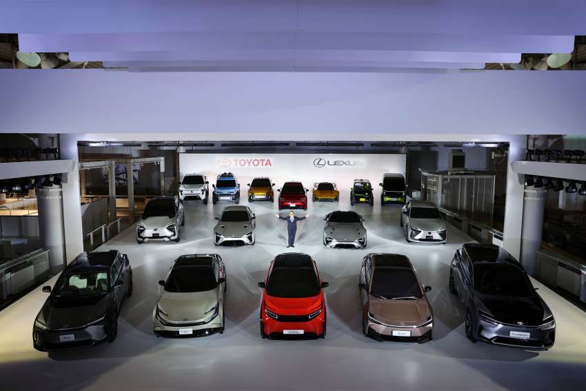 Toyota unveils 16 EVs to accelerate carbon neutrality – RM298 billion investment, 3.5 million EV sales by 2030 1391633