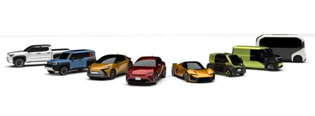 Toyota tunjuk barisan kenderaan gaya hidup dan trak komersial konsep — kereta sport, tiga SUV, van kargo