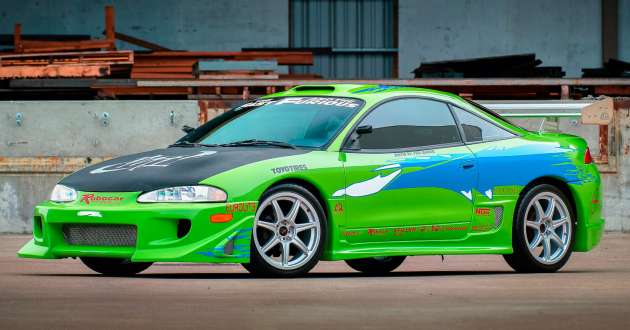 1996 Mitsubishi Eclipse from 2001’s <em>The Fast and the Furious</em> is going up for auction – RM522k estimated