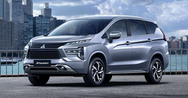 2022 Mitsubishi Xpander – facelifted MPV launching in Thailand soon; new CVT, e-parking brake, 8″ display