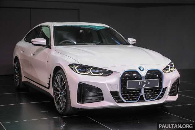 2022 BMW i4 eDrive40 EV previewed in Malaysia – 340 PS and 430 Nm, 590 km range, well under RM300k?