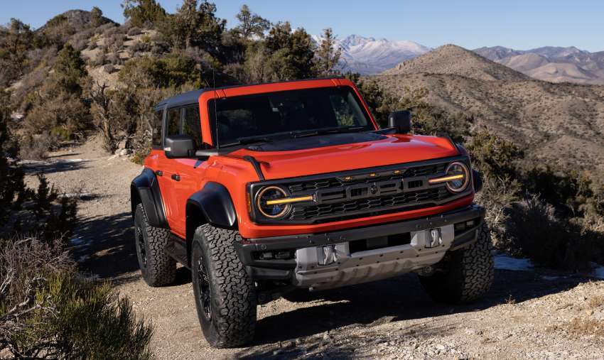 2022 Ford Bronco Raptor debuts with a 3.0 litre twin-turbo EcoBoost V6 and off-road-focused upgrades 1408849